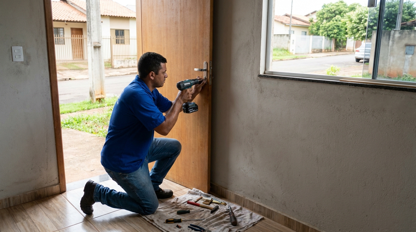 Instalação de Fechadura Residencial profissional em Ribeirão Preto‑SP